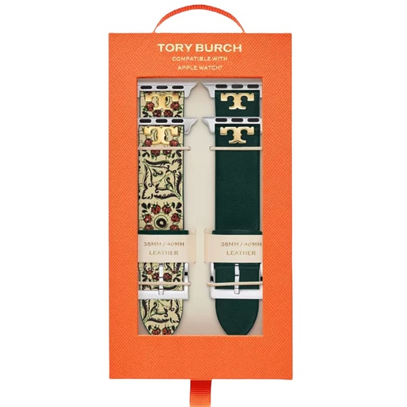 TORY BURCH 2 leather apple watch bands! NIB - Picture 7 of 7
